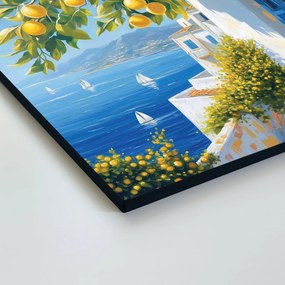 DUBLEZ | Drevený obraz - Stredomorská krajinka