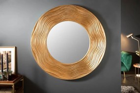 Nástenné zrkadlo Circle 100cm okrúhle zlaté