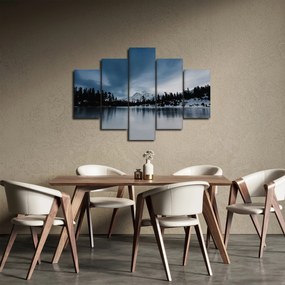 Obraz - Na zamrznutom jazere (150x105 cm)