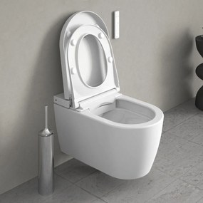 DURAVIT SensoWash Starck f Lite Compact elektronický bidet s keramikou, Rimless, 378 x 575 mm, biela, s povrchom HygieneGlaze, 650001012004310