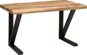 XXXLutz PÍSACÍ STÔL, prírodná farba, čierna, 140/76/80 cm Livetastic - Online Only kancelárie - 002193004603