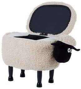 Zvieracia stolička s úložným priestorom béžová SHEEP Beliani