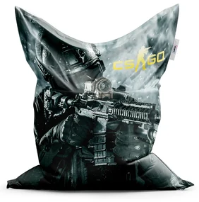 Sablio Sedací vak Classic CS:GO Vojak 1 - 150x100 cm