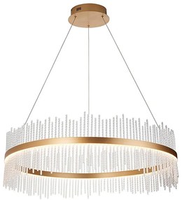 Endon 107672 - LED stmievateľný luster na lane ADRIEL LED/83W/230V 3000K zlatá