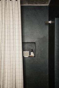 Kúpeľový záves Chambray pieskový
