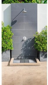 WENKO 22947100-Predložka do sprchy vhodná do interiéru aj exteriéru 55x55 cm sivá