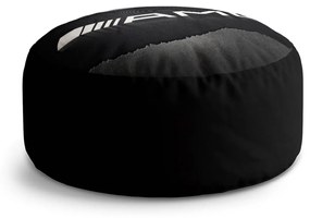 Sablio Taburet Circle AMG čierna: 40x50 cm