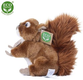 Plyšová veverička 17cm ECO-FRIENDLY