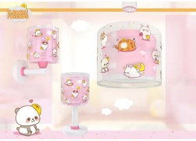 Dalber 41761S - LED detská lampička KAWAII FRIENDS 1xG4/4W/230V ružová