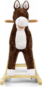 Hojdací koník Teddy tmavohnedý