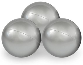 Suchý bazén pre deti 90 x 30 + 200 loptičiek - svetlo šedý