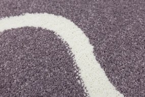 Koberec Lima M180A fialový / krémový