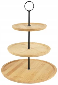 EH Servírovací stojan Bamboo, v. 34 cm