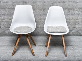 Magma Podložka na sedenie Avaro, 4 kusy (hranatý tvar, sivá)  (100247989)