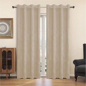 Závesový materiál YC11932/200G/027 béžová 150 cm Tovar na mieru