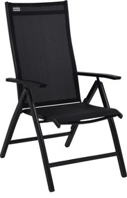 Doppler EXPERT ANTRACIT, 4 polohovacie a 2 stohovateľné kreslá, 4+2+1