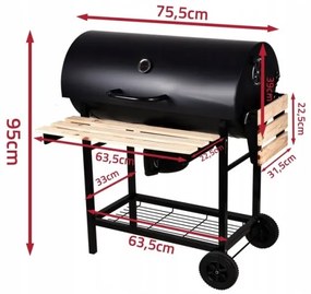 Záhradný Gril BBQ BARREL GM2020