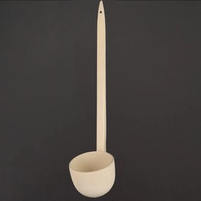 AMADEA Drevená naberačka, masívne drevo, dĺžka 53 cm