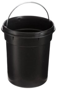 Odpadkový kôš s bambusovým vekom NATUREO 3L, čierny