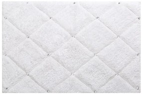 Dekorstudio Kúpeľňový koberček CHIC s kryštálmi v bielej farbe Rozmer koberca: 60x90cm