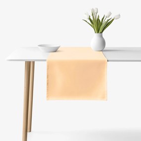 Goldea behúň na stôl 100% bavlnené plátno - marhuľový 50x120 cm