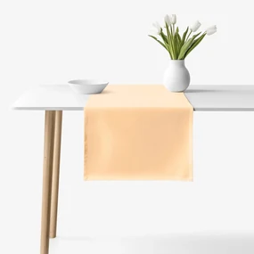 Goldea behúň na stôl 100% bavlnené plátno - marhuľový 50x120 cm
