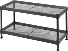 XXXLutz REGÁL NA TOPÁNKY, čierna, 75/40/32 cm MID.YOU - Online Only drobný nábytok - 000537006002