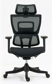 SI Otočná stolička Winner čierna