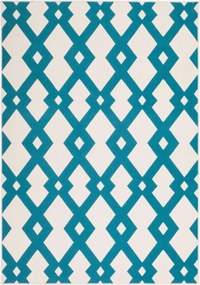 XXXLutz PLOCHO TKANÝ KOBEREC, 160/230 cm tyrkysová, béžová Kayoom - Online Only bytové doplnky - 005937158201