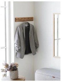 Nástenný vešiak z dubového dreva v prírodnej farbe 50 cm Barco – House Nordic