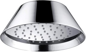 Deante Cascada, okrúhla nerezová sprchová hlavica 2-funkčná O225 mm, chrómová, NAC_091K