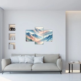 Obraz - Akvarelové hory (90x60 cm)