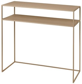 Béžový kovový konzolový stolík 35x85 cm Fera – Blomus