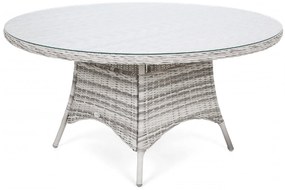 Záhradný jedálenský stôl KINGSTON 150 svetlo-sivý