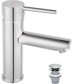 FERRO - Umývadlová batéria + odtoková súprava FIESTA lesklý chróm