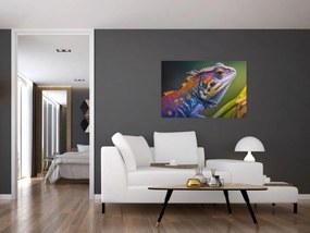Obraz - Sfarbený leguán (90x60 cm)