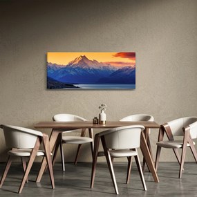 Obraz - Jazero Pukaki (120x50 cm)