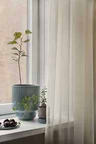 Obal na kvetináč Hoff glazúrovaný 21 cm svetlomodro-sivý