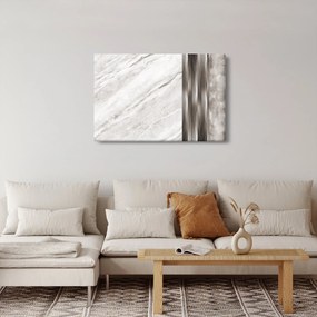 Obraz - Mramor so striebornými linkami (90x60 cm)