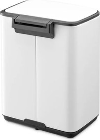 Biely pedálový oceľový odpadkový kôš 4 l Bo – Brabantia