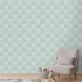 Tapeta roztomilí medvedíky na svetlom pozadí