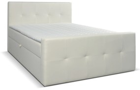 Manželská posteľ Boxspring 160 cm Annira (biela). Vlastná spoľahlivá doprava až k Vám domov. 1033220