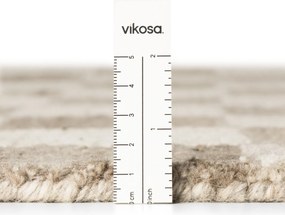 Vikosa, Kusový koberec Vikosa Boho 106279 Natural Cream Brown, 120x180, hnedá, obývacia izba