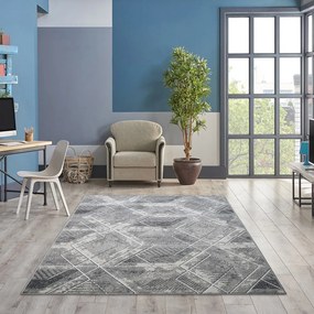 Designový koberec s geometrickým vzorem Šírka: 120 cm | Dĺžka: 170 cm