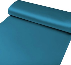 Biante Saténový záves LUX-050 Petrolejovo modrý 140x210 cm