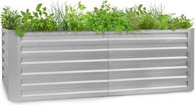 Blumfeldt High Grow Straight, vyvýšený záhon, 200 x 60 x 100 cm, 1200 l, oceľ
