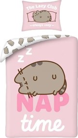 Halantex Obliečky z mikrovlákna 140x200 + 70x90 cm - Pusheen "Nap Time"