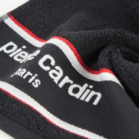 BAVLNENÝ UTERÁK PIERRE CARDIN KARL 70X140 CM ČIERNA