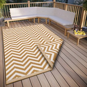 NORTHRUGS - Hanse Home koberce Kusový koberec Twin Supreme 105795 Palma Ochre – na von aj na doma - 200x290 cm