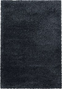 Ayyildiz, AKCIA: 60x110 cm Kusový koberec Fluffy Shaggy 3500 antracit, šedá, obývacia izba